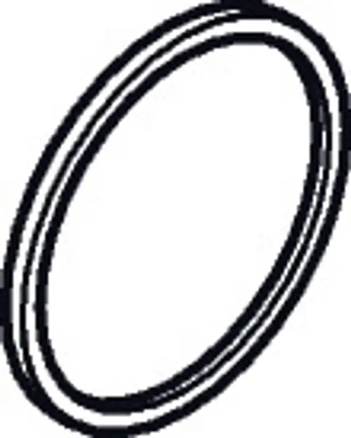 Kreisförmiger Metallring mit schmalen Rillen, geeignet für AXOR Ab-/Umstellventile. Der Ring hat eine einfache, reduzierte Form ohne zusätzliche Details.